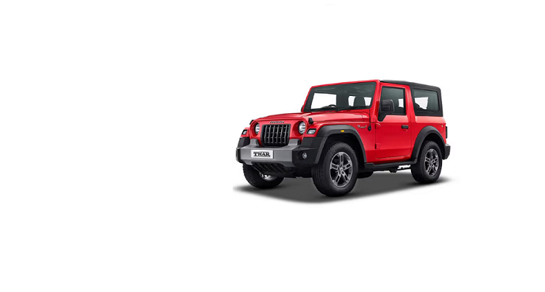 Tourist enjoying self-drive rental car in Goa